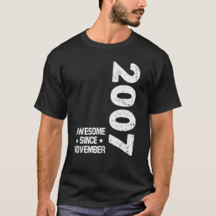 15 jaar oud Geweldige sinds november 2007 15e verj T-shirt