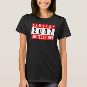 15 Jaar Oud Vintage 2007 15e Verjaardag 13 T-shirt