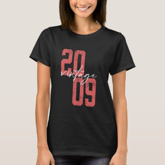 15 jaar oude Vintage 2009 15e Verjaardag Decoratie T-shirt