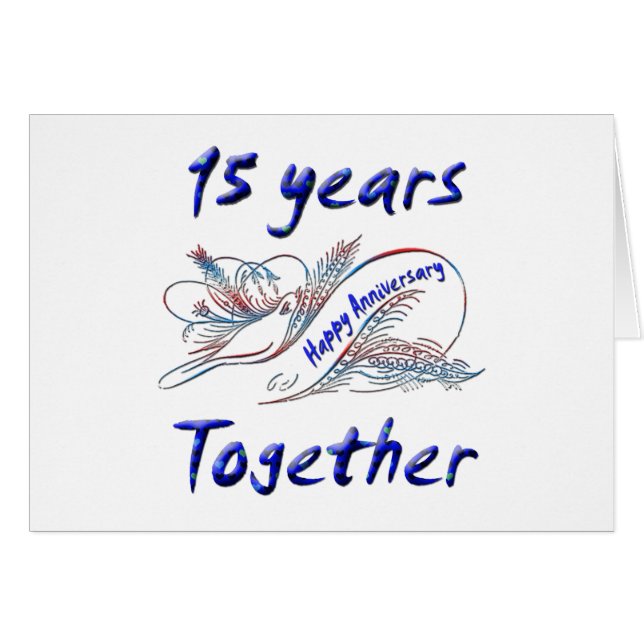 15 jaar samen (Voorkant Horizontaal)