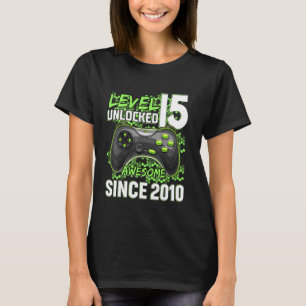 15 Jaar Verjaardag Zoon Jongen Meisje 15jr 2010 15 T-shirt