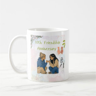 15 Jaar Vriendschap & Tellen Beste Vrienden Koffiemok