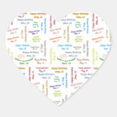 15 mai Sticker d'anniversaire (Devant)