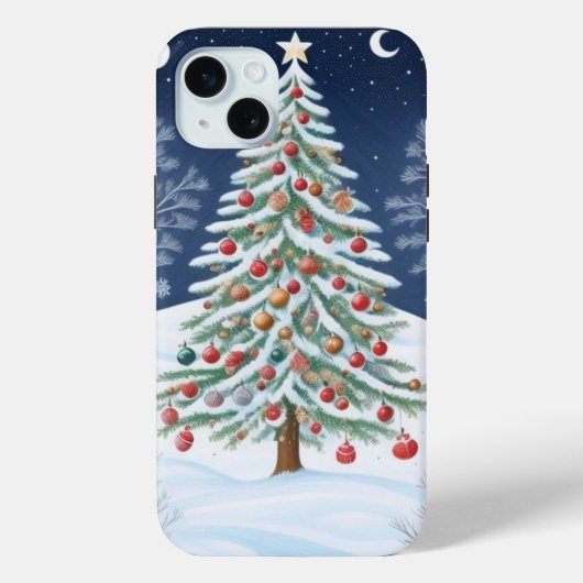 15 Mini Arbre de vacances iPhone / coque ipad (Verso)
