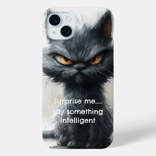 15 Mini Chat sarcastique iPhone / coque ipad (Verso)