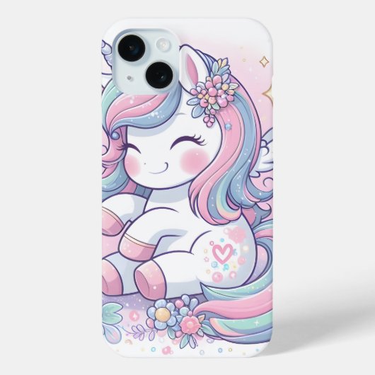 15 Mini Coque Unicorn mou-coque iphone Mate (Verso)