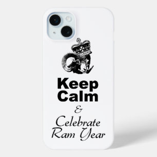 15 Mini Gardez le calme Célébrez le coque iphone de l'anné