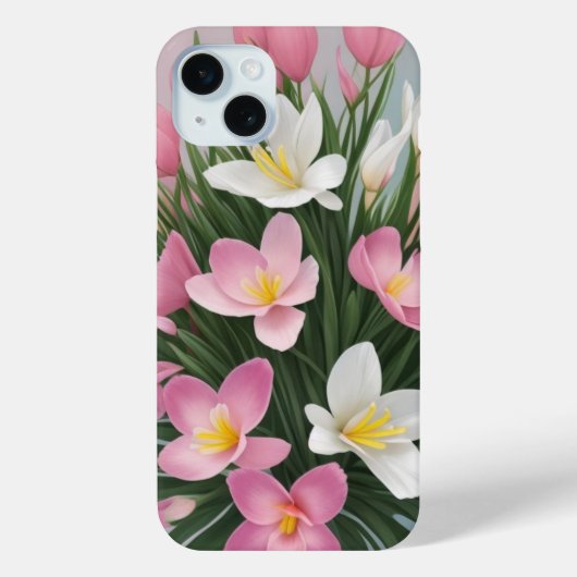 15 Mini iPhone lily rose / coque ipad (Verso)