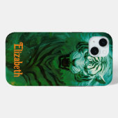 15 Mini iPhone Tiger blanc / coque ipad (Verso (horizontal))