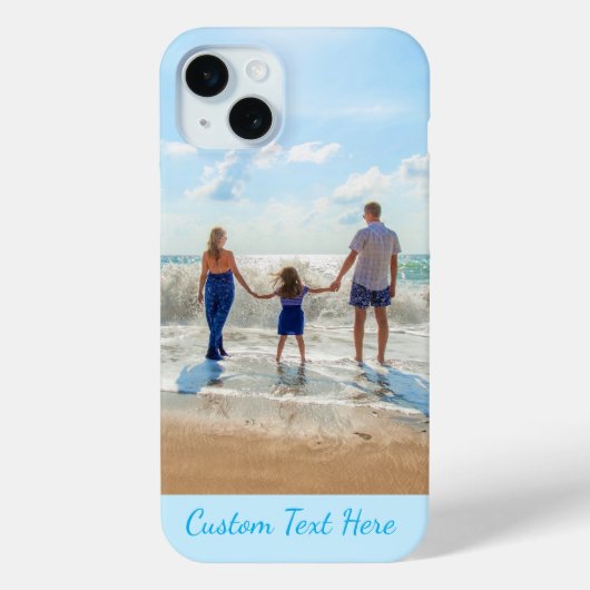 15 Mini Votre cadeau de coque iphone photo avec texte pers (Verso)