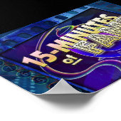 15 minuten Logo Poster (Hoek)