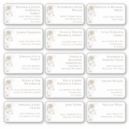 15 Naam van individuele weddenschappen Adres stick Sticker