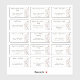 15 Naam van individuele weddenschappen Adres stick Sticker