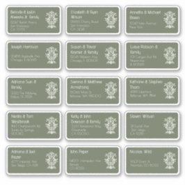 15 Naam van individuele weddenschappen Adres stick Sticker