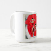 15 onces de tasse de café avec Mademoiselle et Cat (Devant gauche)