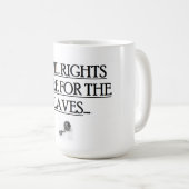 15 onces. La tasse de café avec des DROITS (Devant droit)