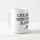 15 onces. La tasse de café avec des DROITS (Devant gauche)