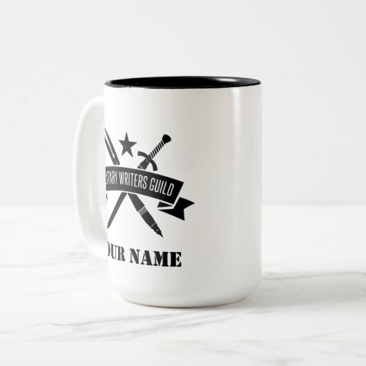 15 onces. tasse faite sur commande de MWG (Devant gauche)