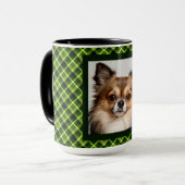 15 onces. Tasse faite sur commande de photo de (Devant gauche)