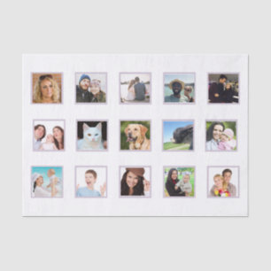 15 Ontkoppeling van fotocollage Tissuepapier