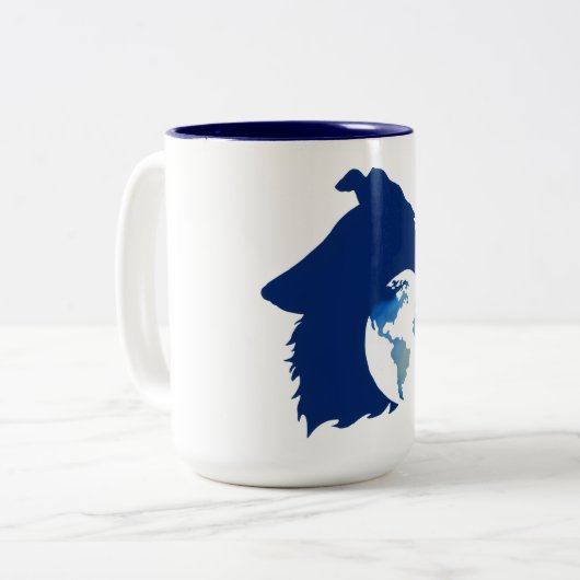 15 ounce two toned mug (Devant gauche)