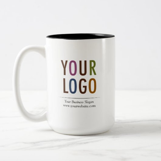 15 oz Aangepaste Mok met Business Logo Geen Minimu (Links)