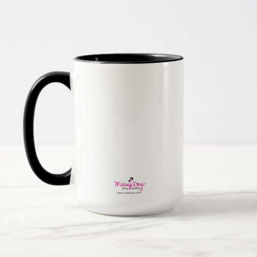 15 oz Coffee Mug - Never Waste a Day (Gauche)