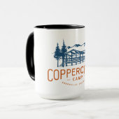15 oz. Coppercreek Camp Logo Mok (Voorkant links)