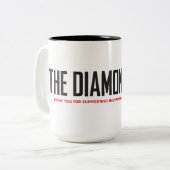 15 oz de tasse de café à deux tons (Devant gauche)