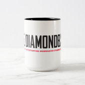 15 oz de tasse de café à deux tons (Centre)