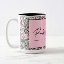 15 oz Flamingo Fan Mok