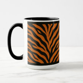 15 OZ. KOFFIE MOK - "TIGRESS PRINT"