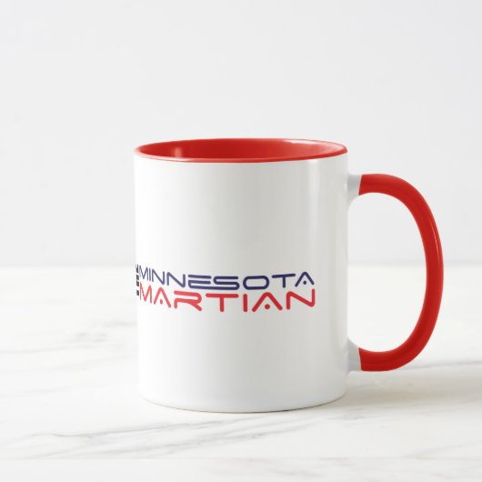 15 oz Minnesota Martian Mok, rood Mok (Rechts)