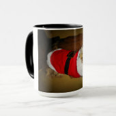 15 oz. mok met Dezi de Ragdoll verkleed als kerstm (Voorkant links)