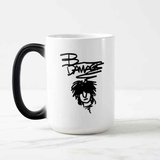  15 oz. Mug de café officiel Brian "Damage" (Gauche)