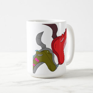 15 oz Mug de café pour maman et bébé Dragon