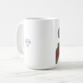 15 oz Mug de café pour maman et bébé Dragon (Devant gauche)