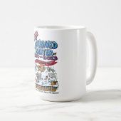 15 oz Mug : J'ai à peine survécu à l'hiver 2022-23 (Devant droit)