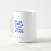 15 oz Mug : Respectez notre travail (Devant gauche)