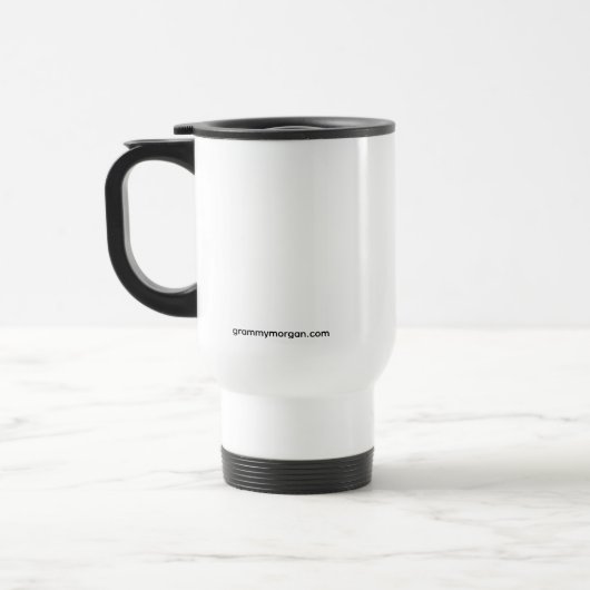 15 oz travel mug White (Gauche)