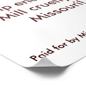 15" par 15" - OUI ! sur Prop B Poster (Coin)