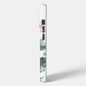 15 Pro Aquarelle rose Fleurs coque iphone (Verso / Gauche)