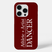 15 Pro Athlète + Artiste = coque iphone de danseur (Verso)