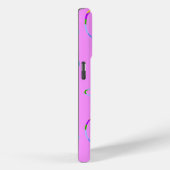 15 Pro Boucles Pink Modern Circles iPhone / coque ipad (Verso / Droite)