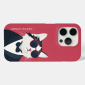 15 Pro Chat cool en Ville iPhone / coque ipad (Verso (horizontal))