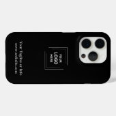 15 Pro Conception de coque iPhone pour logo d'entreprise (Verso (horizontal))