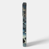 15 Pro coque iphone avec une atmosphère de ville pluvieus (Verso / Gauche)