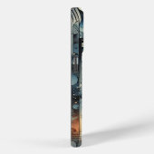 15 Pro coque iphone avec une atmosphère de ville pluvieus (Verso / Droite)
