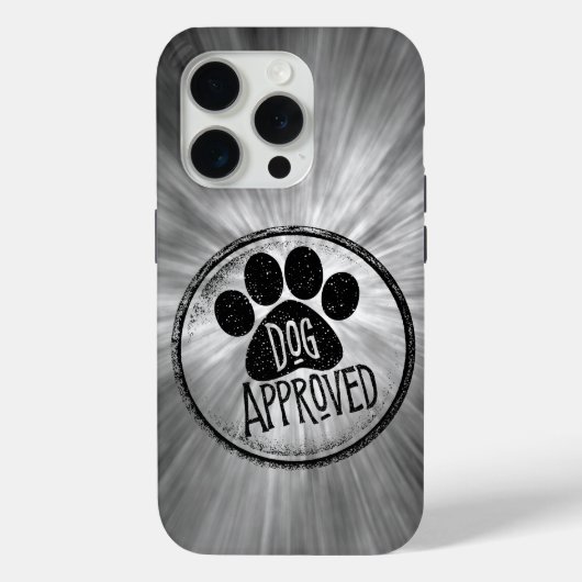 15 Pro Coque iphone Coque-Mate approuvé par chien (Verso)