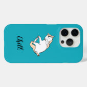 15 Pro Coque iphone de chien froid (Verso (horizontal))